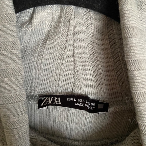 NWOT Zara Seam Detail Ribbed Dress - Picture 7 of 8